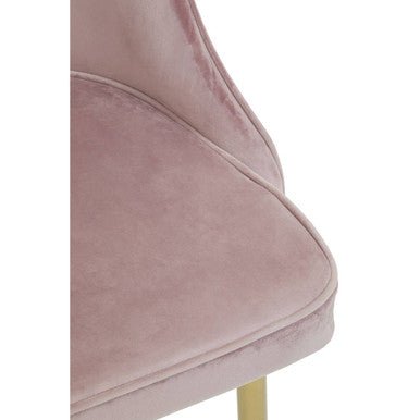 Demi Dusky Pink Velvet Dining Chair - Joe’s Haven