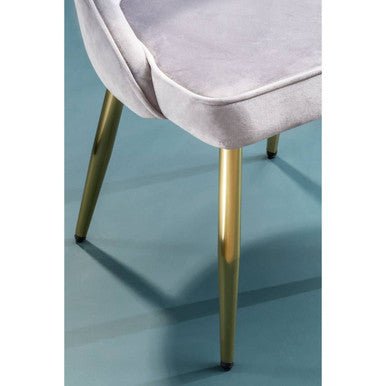Demi Grey Velvet Dining Chair - Joe’s Haven