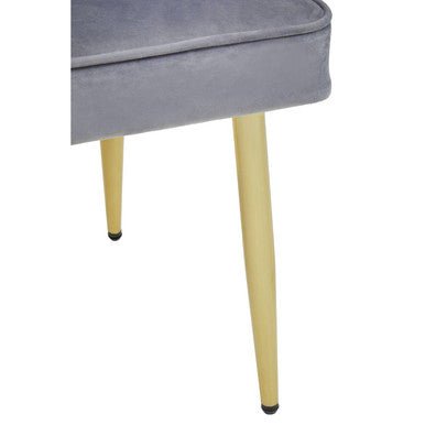 Demi Grey Velvet Dining Chair - Joe’s Haven