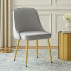 Demi Grey Velvet Dining Chair - Joe’s Haven