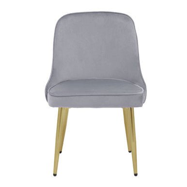 Demi Grey Velvet Dining Chair - Joe’s Haven