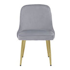 Demi Grey Velvet Dining Chair - Joe’s Haven