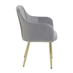 Darcy Grey Velvet Dining Chair - Joe’s Haven