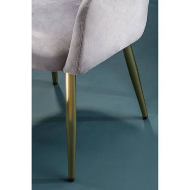 Darcy Grey Velvet Dining Chair - Joe’s Haven