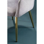 Darcy Grey Velvet Dining Chair - Joe’s Haven