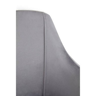 Darcy Grey Velvet Dining Chair - Joe’s Haven