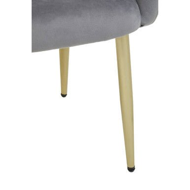 Darcy Grey Velvet Dining Chair - Joe’s Haven