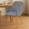 Darcy Grey Velvet Dining Chair - Joe’s Haven