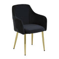Darcy Black Velvet Dining Chair - Joe’s Haven