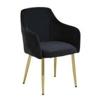 Darcy Black Velvet Dining Chair - Joe’s Haven