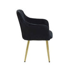 Darcy Black Velvet Dining Chair - Joe’s Haven
