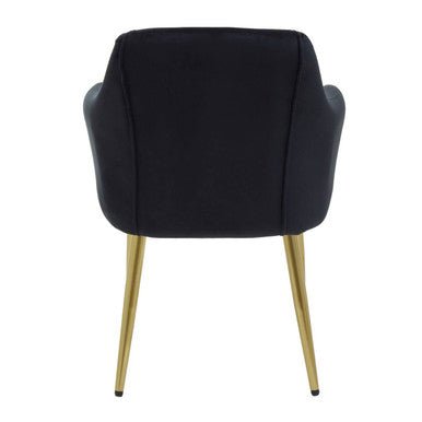 Darcy Black Velvet Dining Chair - Joe’s Haven
