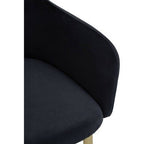 Darcy Black Velvet Dining Chair - Joe’s Haven
