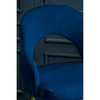 Dani Midnight Velvet Dining Chair - Joe’s Haven