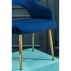 Dani Midnight Blue Velvet Dining Chair - Joe’s Haven