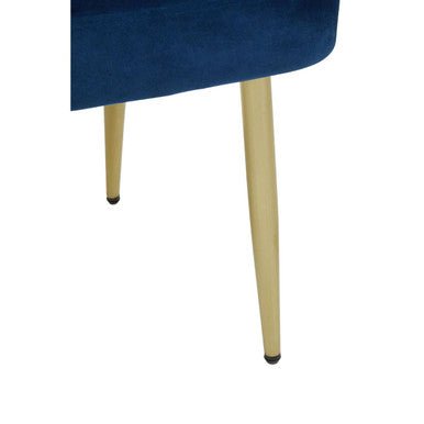 Dani Midnight Blue Velvet Dining Chair - Joe’s Haven