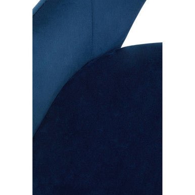 Dani Midnight Blue Velvet Dining Chair - Joe’s Haven