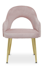 Dani Dusky Pink Velvet Dining Chair - Joe’s Haven