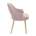 Dani Dusky Pink Velvet Dining Chair - Joe’s Haven