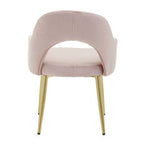 Dani Dusky Pink Velvet Dining Chair - Joe’s Haven