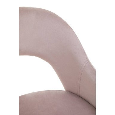 Dani Dusky Pink Velvet Dining Chair - Joe’s Haven