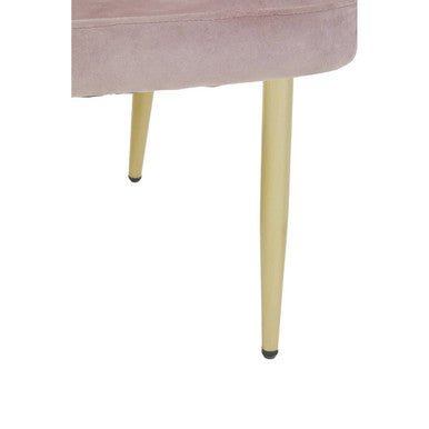 Dani Dusky Pink Velvet Dining Chair - Joe’s Haven