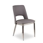 Gilden Grey Leather Effect Dining Chair - Joe’s Haven