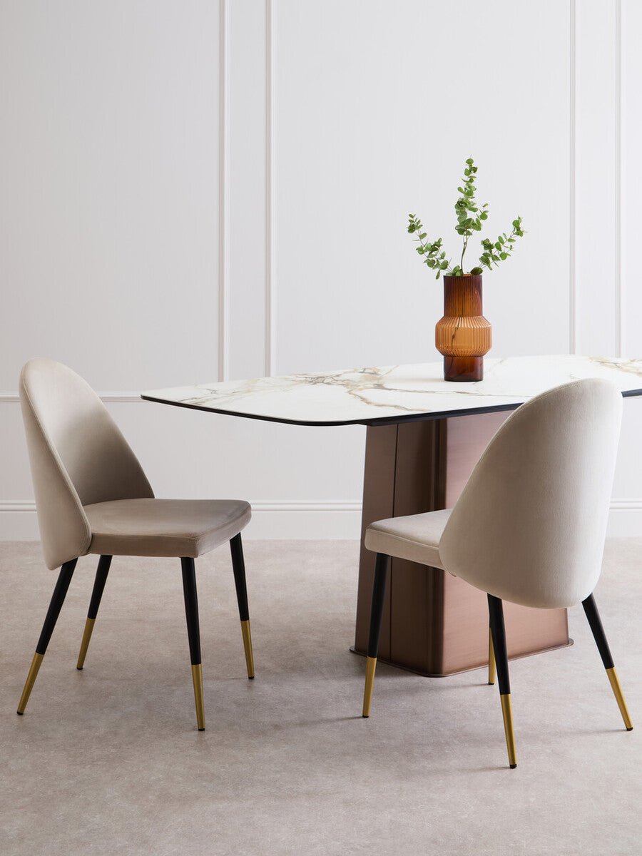Gilden Dining Chair With Curved Back - Joe’s Haven