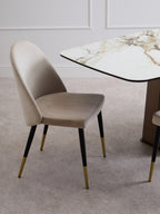 Gilden Dining Chair With Curved Back - Joe’s Haven