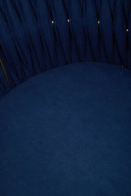 Gilden Blue Dining Chair With Woven Back - Joe’s Haven