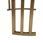 Set of 2 Tinted Glass Round Tops Nesting Coffee Tables with Brushed Gold Stainless Steel Frames, Alana - Joe’s Haven