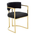 Azalea Black Velvet Dining Chair - Joe’s Haven