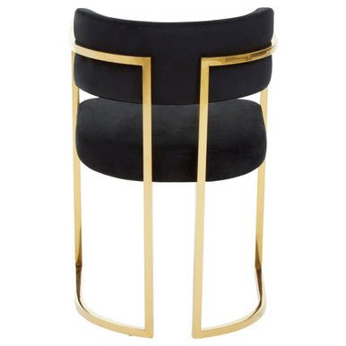 Azalea Black Velvet Dining Chair - Joe’s Haven