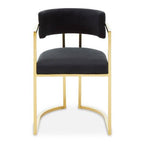 Azalea Black Velvet Dining Chair - Joe’s Haven
