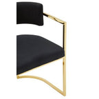 Azalea Black Velvet Dining Chair - Joe’s Haven