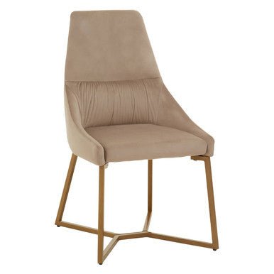 Vieste Mink Velvet Dining Chair - Joe’s Haven