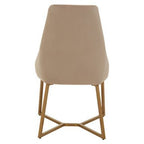 Vieste Mink Velvet Dining Chair - Joe’s Haven