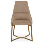 Vieste Mink Velvet Dining Chair - Joe’s Haven