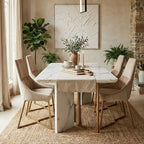 Vieste Mink Velvet Dining Chair - Joe’s Haven