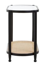 Cebu Rattan and Glass 2 Tier Console Table - Joe’s Haven
