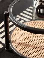 Cebu Rattan and Glass Coffee Table - Joe’s Haven