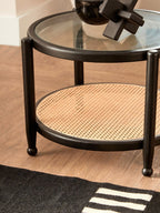 Cebu Rattan and Glass Coffee Table - Joe’s Haven