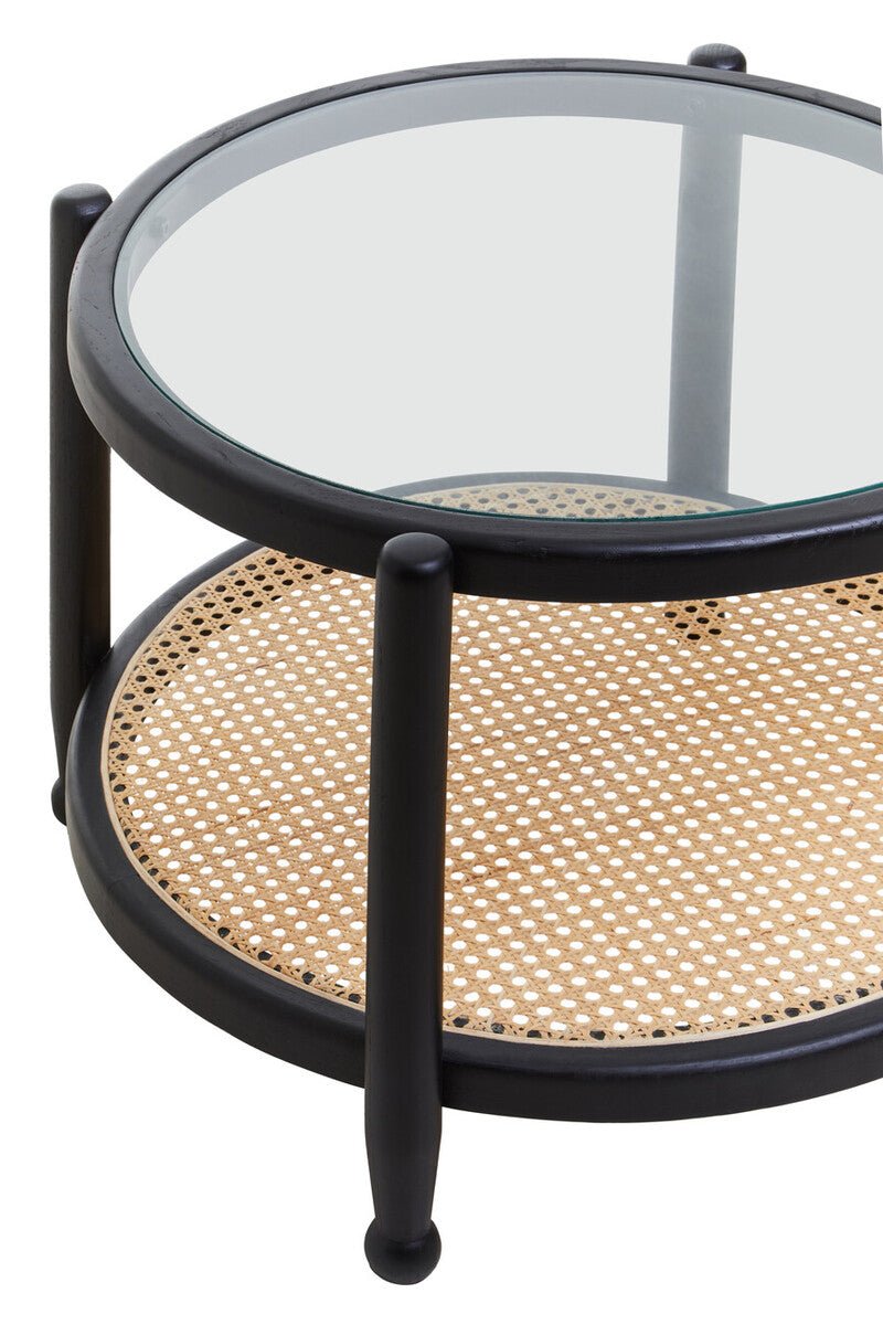 Cebu Rattan and Glass Coffee Table - Joe’s Haven