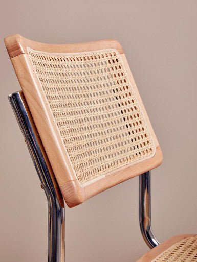 Cebu Elm Wood and Rattan Dining Chair - Joe’s Haven