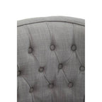 Parkside Grey Fabric Curved Dining Chair - Joe’s Haven