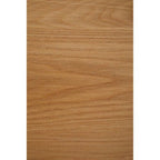 Natural Oak Top Coffee Table with Lower Shelf White Birch Wood Base, Parkside - Joe’s Haven