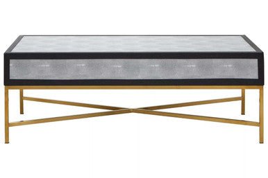 Cadiz Grey Shagreen Coffee Table - Joe’s Haven