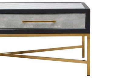 Cadiz Grey Shagreen Coffee Table - Joe’s Haven