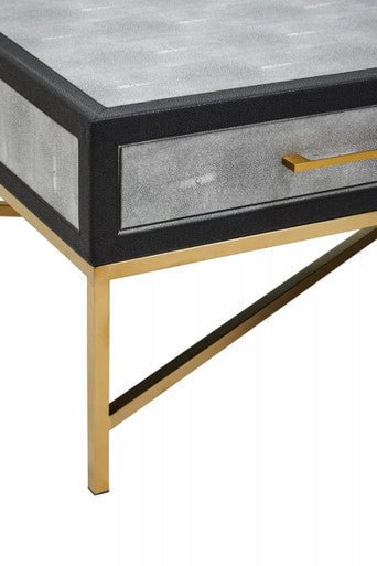 Cadiz Grey Shagreen Coffee Table - Joe’s Haven