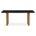Varana Black Marble Top Rectangular Dining Table - Joe’s Haven